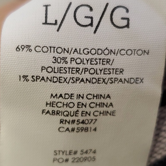 Cabi striped trench perfect “collarless car coat” jacket sz Large (B09) - Picture 14 of 16